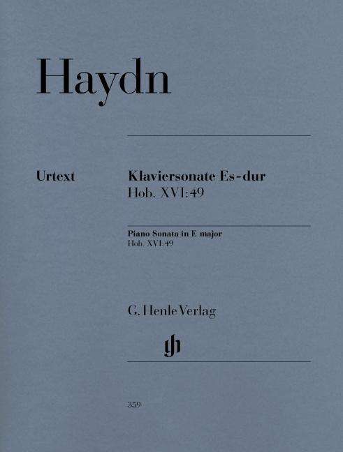 Cover for Haydn · Klaviers.Es-Dur Hob.XVI:49.HN359 (Buch)