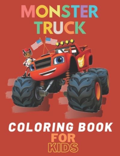 Cover for Karim El Ouaziry · Monster Truck Coloring Book (Paperback Book) (2020)