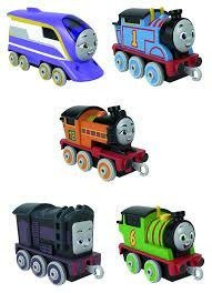 Cover for Trenino Thomas (il): Fisher Price · Tmphfx90 - Thomas Small Push Along Engine Asst (MERCH)