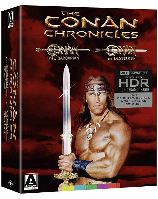 Cover for Conan Chronicles: Conan the Barbarian &amp; Conan the · The Conan Chronicles: Conan the Barbarian / Conan the Destroyer (4K UHD Blu-ray) (2024)