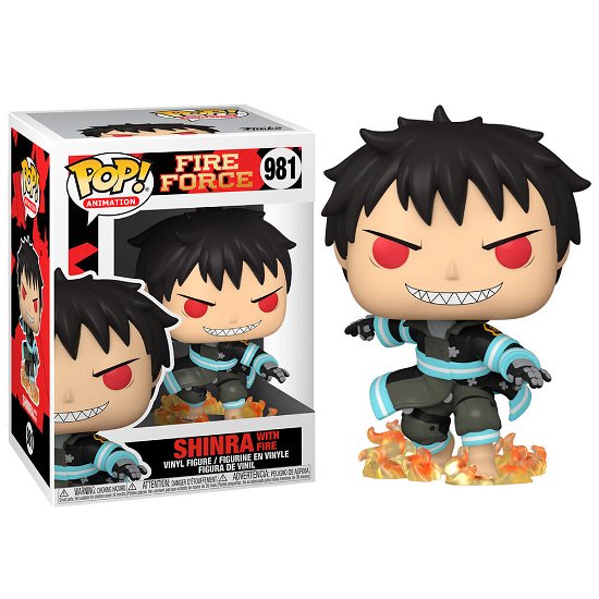 Cover for Funko Pop! Animation: · Fire Force - Shinra W/fire (MERCH) (2021)