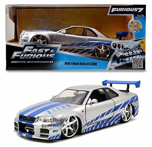 Cover for Fast &amp; Furious · Fast &amp; Furious - 2002 Nissan Skyline - 1:24 (Leketøy) (2020)