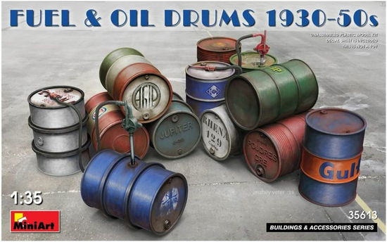 Cover for Fuel &amp; Oil Drums 1930 · Fuel &amp; Oil Drums 1930-50s (1:35) (Toys)