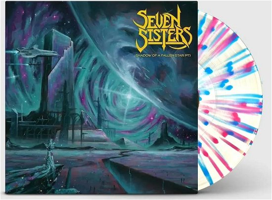 Cover for Seven Sisters · Shadow Of A Falling Star Pt.1 (LP) [Blue And Pink Splatter On Clear Vinyl edition] (2024)