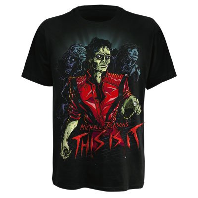 Cover for Michael Jackson · M/zombie / Black/ts / Fp/tb (Bekleidung) [size M] (2009)