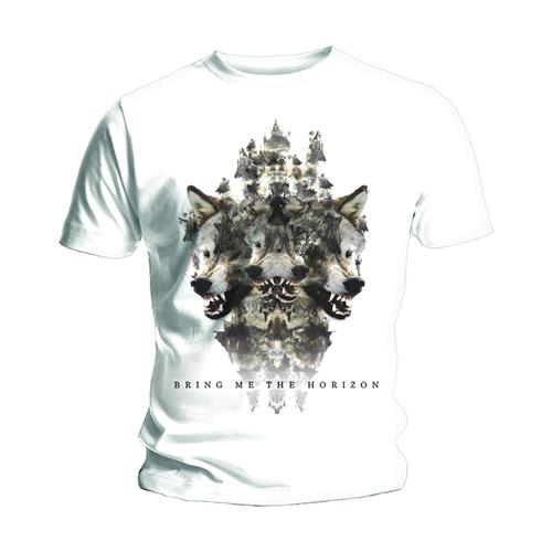 Bring Me The Horizon Unisex T-Shirt: Wolven Version 2 - Bring Me The Horizon - Koopwaar - Bravado - 5056170602594 - 