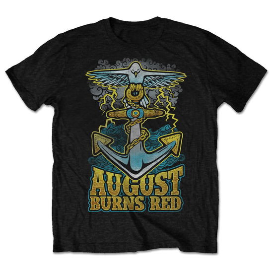 August Burns Red Unisex T-Shirt: Dove Anchor (Retail Pack) - August Burns Red - Merchandise - Bandmerch - 5056170628594 - 