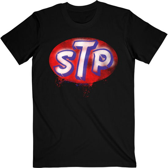 Cover for Stone Temple Pilots · Stone Temple Pilots Unisex T-Shirt: Red Logo (Black) (T-shirt) [size S] [Black - Unisex edition] (2023)