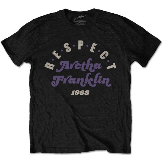 Cover for Aretha Franklin · Aretha Franklin Unisex T-Shirt: Respect (Black) (T-shirt) [size XXL] (2022)