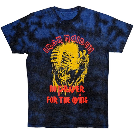 Cover for Iron Maiden · Iron Maiden Unisex T-Shirt: No Prayer For The Dying (Navy Blue) (Wash Collection) (T-shirt) [size S] (2024)