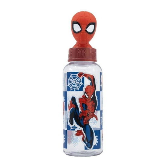 Stor - Water Bottle W/3d Figurine 560 Ml - Spider-man (088808723-74859) - Stor - Gadżety -  - 8412497748594 - 