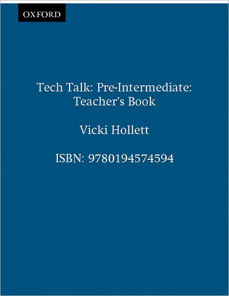 Cover for Vicki Hollett · Tech Talk Pre-Intermediate: Teacher's Book - Tech Talk Pre-Intermediate (Paperback Book) (2005)