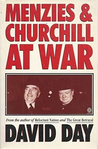 Cover for David Day · Menzies and Churchill at War (Paperback Book) (1994)