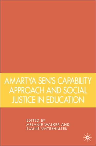 Cover for Melanie Walker · Amartya Sen's Capability Approach and Social Justice in Education (Taschenbuch) (2010)