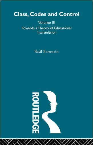 Cover for Basil Bernstein · Towards a Theory of Educational Transmissions (Paperback Bog) (2009)