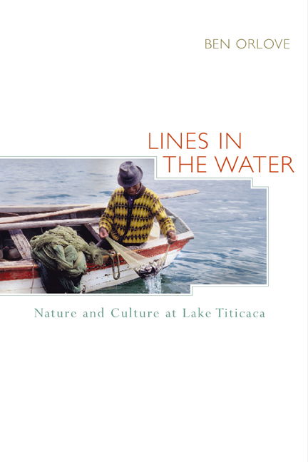 Cover for Ben Orlove · Lines in the Water: Nature and Culture at Lake Titicaca (Paperback Book) (2002)