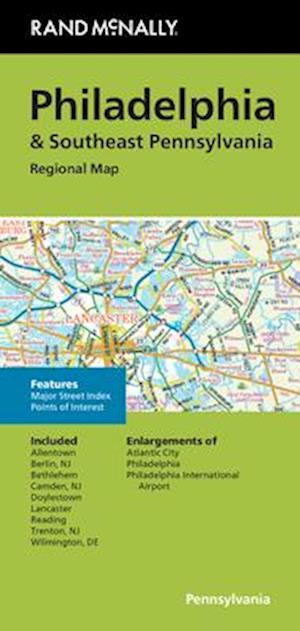 Cover for Rand McNally · Rand McNally Folded Map: Philadelphia &amp; Southeast Pennsylvania Regional Map (Kort) (2023)