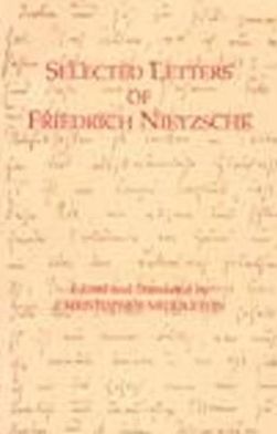 Cover for Friedrich Nietzsche · Selected Letters of Friedrich Nietzsche (Hardcover Book) [2 Revised edition] (1996)