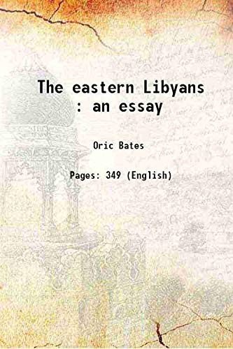 Cover for Oric Bates · Eastern Libyans (Paperback Book) (2020)