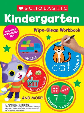 Cover for Scholastic Teaching Resources · Kindergarten Wipe-Clean Workbook (Bok) (2023)