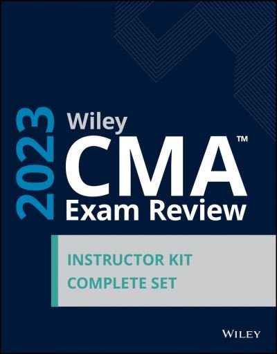 Cover for Wiley · Wiley CMA Exam Review 2023 Instructor Kit: Complete Set (Paperback Bog) (2022)