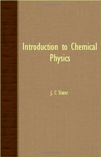 Cover for J. C Slater · Introduction to Chemical Physics (Pocketbok) (2007)