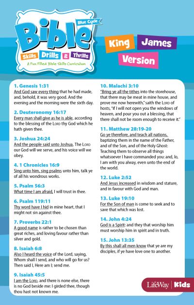 Cover for Lifeway Kids · Bible Skills, Drills, &amp; Thrills (Cards) (2015)