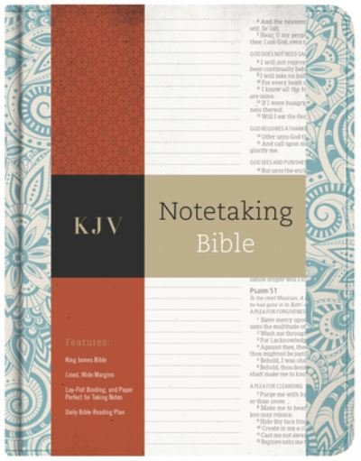 Cover for Holman Bible Staff Holman Bible Staff · KJV Notetaking Bible, Blue Floral (Gebundenes Buch) (2016)