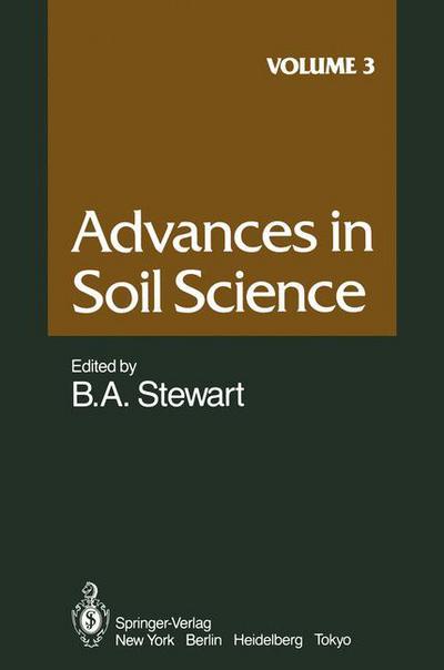 Cover for Z Gerstl · Advances in Soil Science: Volume 3 - Advances in Soil Science (Paperback Book) [Softcover reprint of the original 1st ed. 1985 edition] (2011)