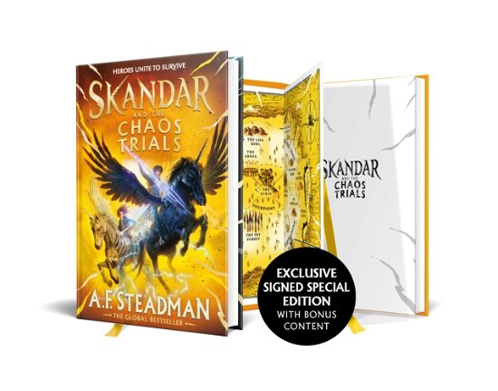 Cover for A.F. Steadman · Skandar and the Chaos Trials - Signed Edition (Hardcover bog) (2024)