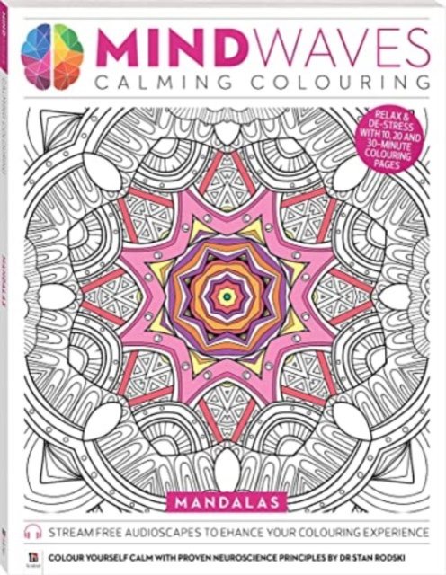 Mindwaves Calming Colouring: Mandalas - Mindwaves - Hinkler Pty Ltd - Livros - Hinkler Books - 9781488942594 - 1 de novembro de 2020