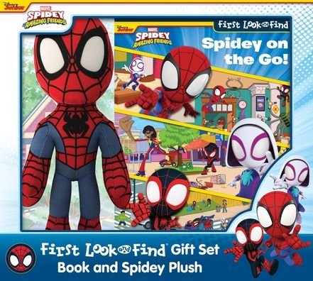 Cover for PI Kids · Disney Junior Marvel Spidey &amp; His Amazing Friends First LF Book Box Plush Gift Set OP (Hardcover bog) (2023)