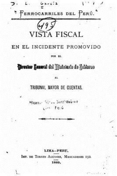 Cover for D L Garcia · Ferrocarriles del Peru (Paperback Bog) (2016)