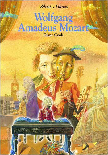 Wolfgang Amadeus Mozart (Great Names) - Diane Cook - Książki - Mason Crest Publishers - 9781590841594 - 1 marca 2002