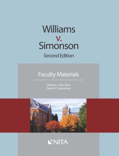 Cover for Bocchino · Williams v. Simonson : Second Edition Faculty Materials (Taschenbuch) (2016)