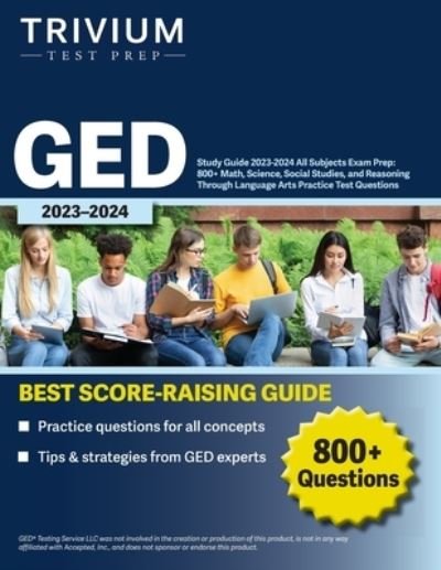 Cover for Simon · GED Study Guide 2023 All Subjects Exam Prep (Book) (2022)