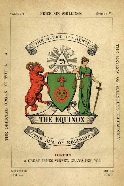 Cover for Crowley Aleister Crowley · The Equinox: Keep Silence Edition, Vol. 1, No. 6 (Hardcover bog) (2018)