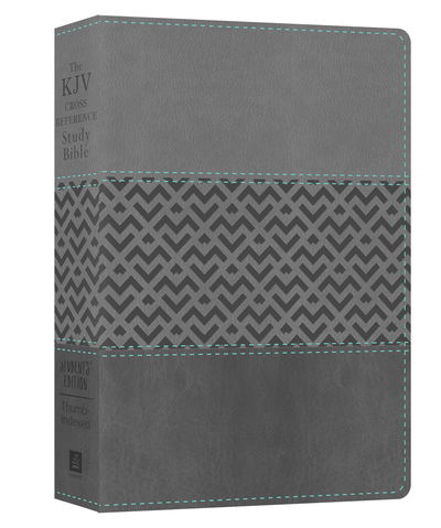 Cover for Compiled by Barbour Staff · The KJV Cross Reference Study Bible Students' Edition [Charcoal] (Paperback Book) (2018)