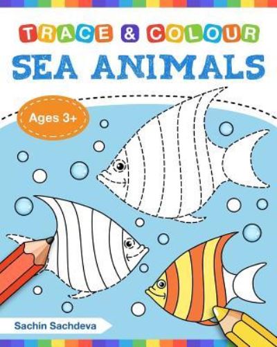 Cover for Sachin Sachdeva · Sea Animals (Trace and Colour) (Paperback Book) (2018)