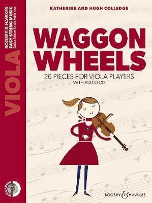 Cover for Hugh Colledge · Waggon Wheels: 26 Pieces for Viola Players - Easy String Music (Sheet music) (2019)