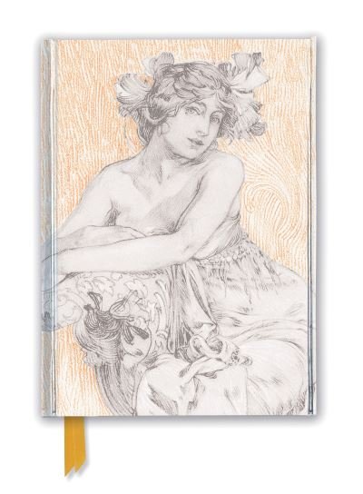 Cover for Alphonse Mucha: Study for Documents Decoratifs Plate 12 (Foiled Journal) - Flame Tree Notebooks (Papperier) [New edition] (2019)