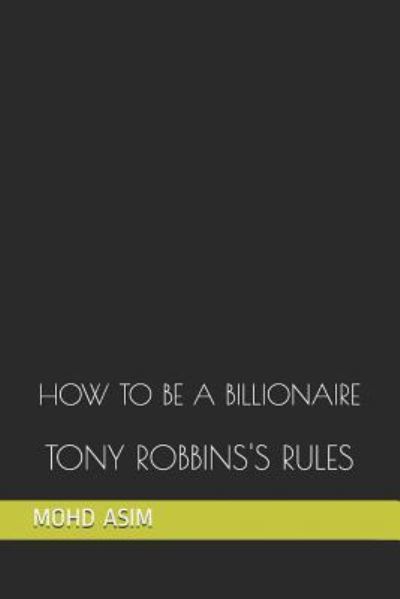 Cover for Mohd Asim · How to Be a Billionaire (Paperback Book) (2019)