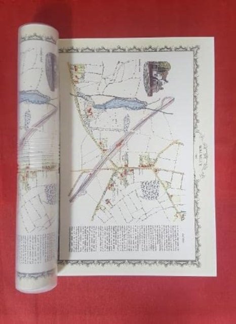 Cover for Walmley Village 1882 - Old Map Supplied Rolled in a Clear Two Part Screw Presentation Tube - Print Size 45cm x 32cm (Map) (2023)