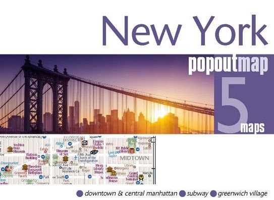 Cover for Popout Map · Popout Maps: New York (Inbunden Bok) (2018)