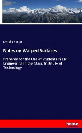 Cover for Porter · Notes on Warped Surfaces (Book)