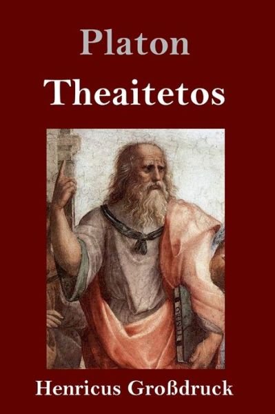 Cover for Platon · Theaitetos (Grossdruck) (Hardcover Book) (2020)