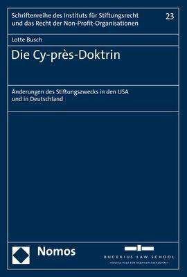 Cover for Busch · Die Cy-près-Doktrin (N/A) (2021)