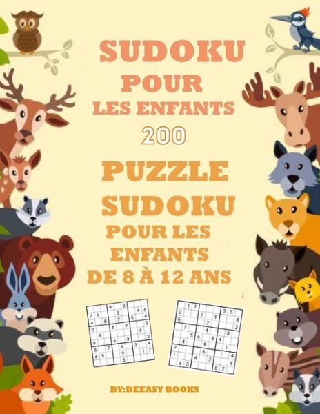 Cover for Deeasy B. · Livre de Sudoku pour les enfants (Paperback Book) (2021)