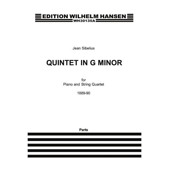 Cover for Jean Sibelius · Jean Sibelius: Quintet in G Minor - String Parts (Partitur) (2015)