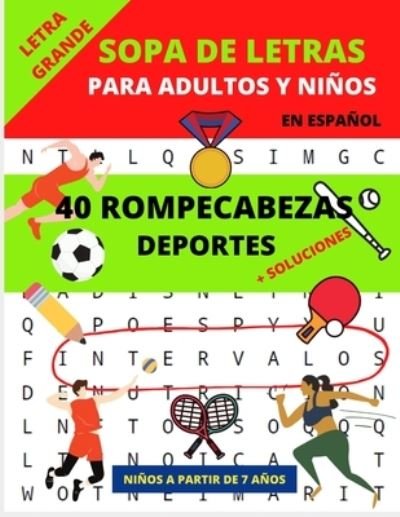 Cover for Eddy González · Sopa de Letras para Adultos y Ninos (Paperback Bog) (2020)